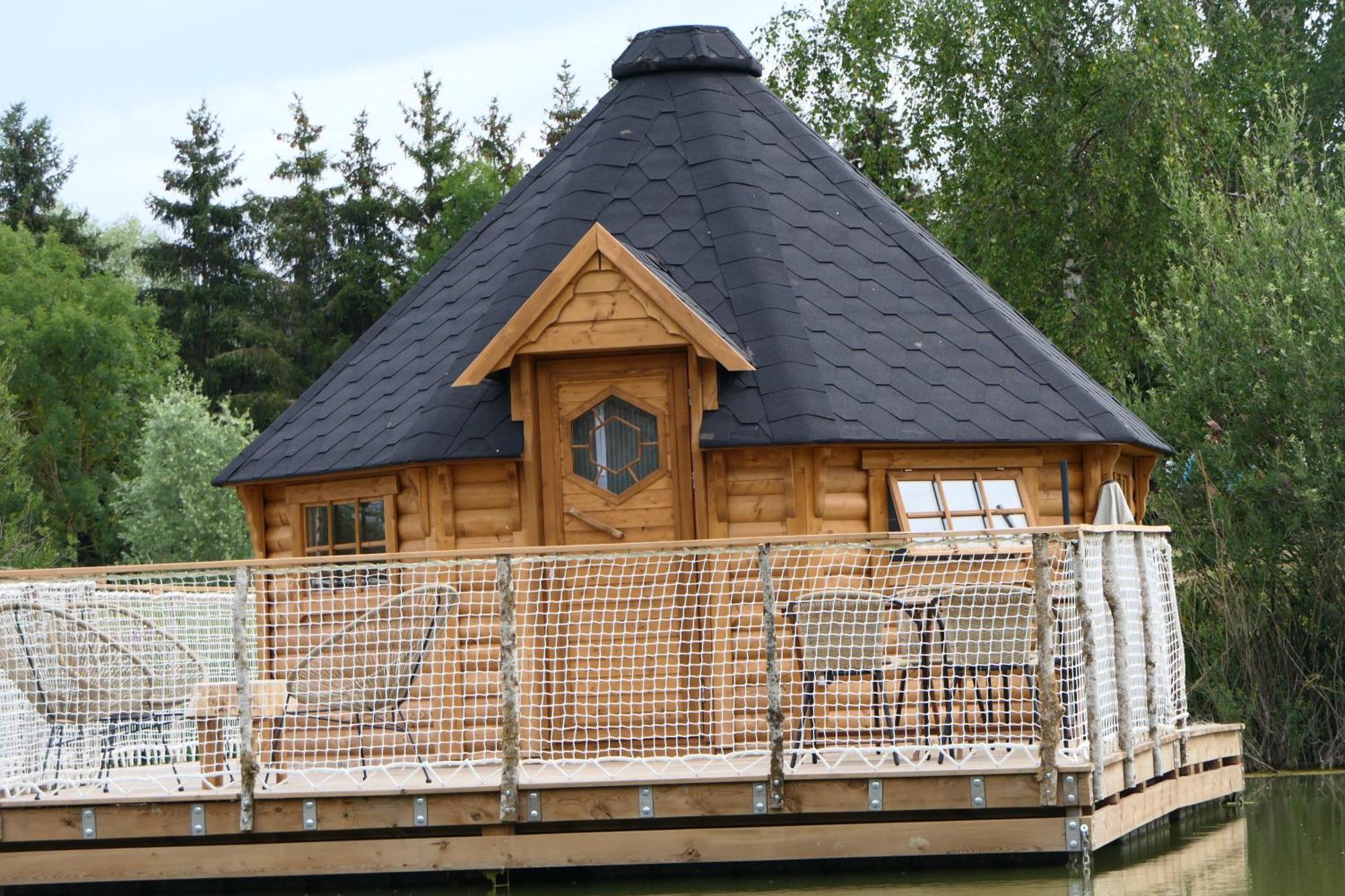 Les Cabanes Flottantes Givrauval Extérieur photo